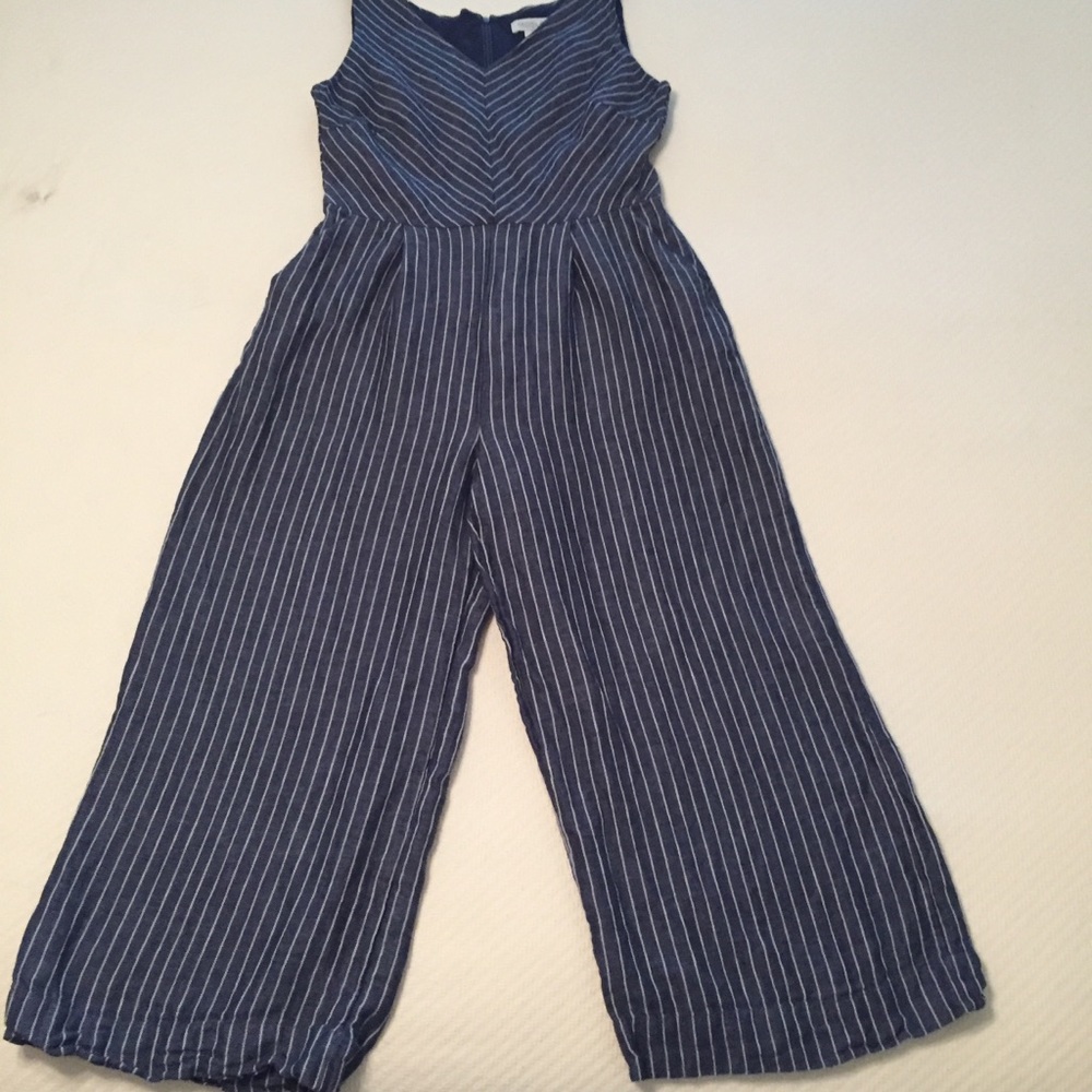 Rachel Zoe Linen Chambray Jumpsuit. size 6 - Picture 5 of 11